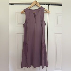Mauve Athleta tennis athletic dress for Pickleball Tennis Golf Medium M